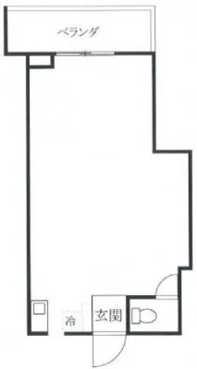 マック青南の基準階図面
