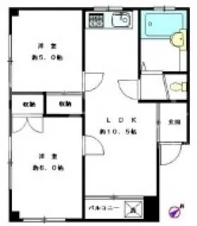 メゾン松田の基準階図面