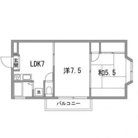 根岸ビルの基準階図面