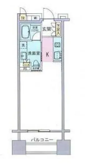 秀和青南レジデンスの基準階図面