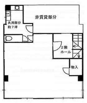 加島ビルの基準階図面