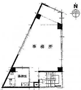 平河町・山口ビルの基準階図面