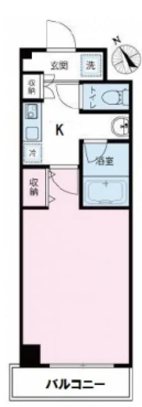 ヴィアレット原宿の基準階図面