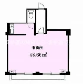 セントラル青山ビルの基準階図面