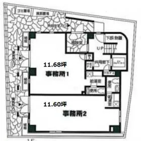レーヴ エスチュエールビルの基準階図面