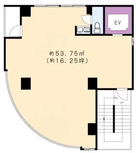 KINーRINビルの基準階図面