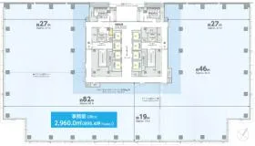 OCEAN GATE MINATO MIRAIの基準階図面