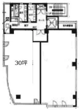 SGビルの基準階図面