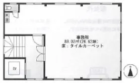 長谷川ビルの基準階図面