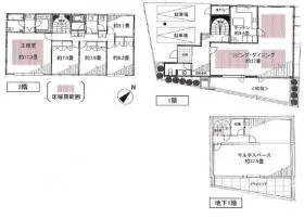 代々木5丁目戸建ビルの基準階図面
