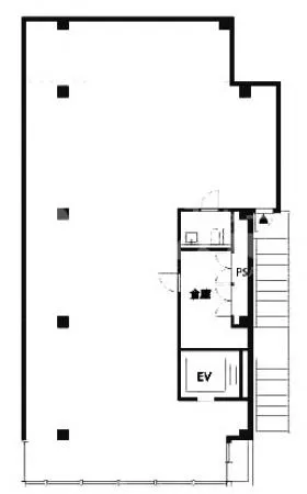 BCG表参道PROPERTYの基準階図面