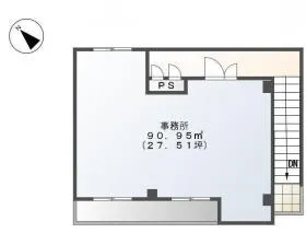 リリィビルの基準階図面