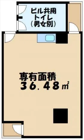 サンライズ増田ビルの基準階図面