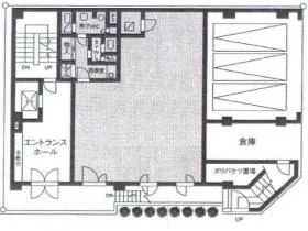渡東ビルの基準階図面
