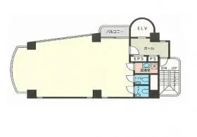 シガラキビルの基準階図面