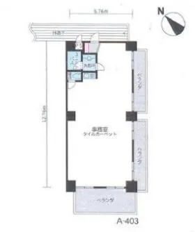 PVB中目黒(旧:ASONE中目黒)の基準階図面