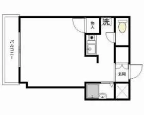 代々木パークハイツビルの基準階図面