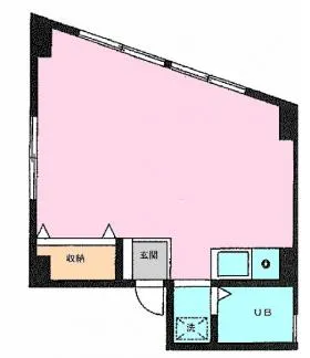 佐野ビルの基準階図面