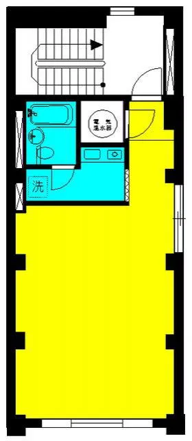 築地小柴ビルの基準階図面