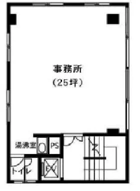 相馬ビルの基準階図面