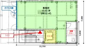 フィル・パーク池袋ビルの基準階図面