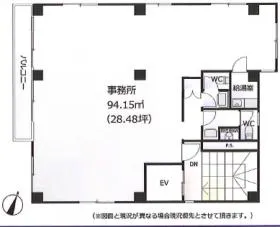ゼフィロス南青山ビルの基準階図面