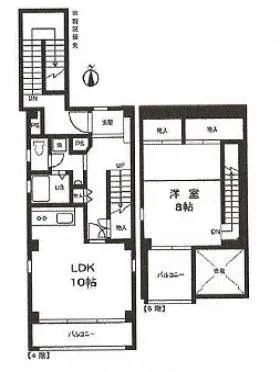 久保ビルの基準階図面