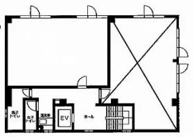 第3江波戸ビルの基準階図面