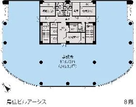 農住ビルアーシスの基準階図面