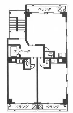 斎田ビルの基準階図面
