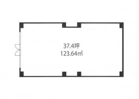 Opus Uno三軒茶屋ビルの基準階図面