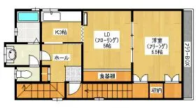 T&Tハイツ東の基準階図面