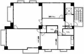 パークサイドハウスの基準階図面