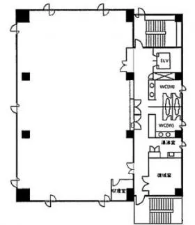 メイセイビルの基準階図面