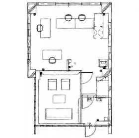 数寄屋ビル5の基準階図面