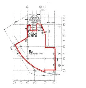 BPRスクエア神宮前Ⅰビルの基準階図面