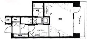 エフィーナ南麻布の基準階図面