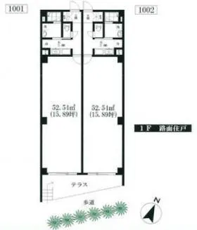 ARKビルの基準階図面