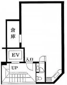 第2福富ビル(オレンジビル)の基準階図面