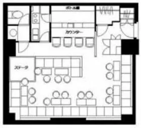 ソシアル赤坂ビルの基準階図面