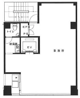サンブリヂ渋谷ビルの基準階図面