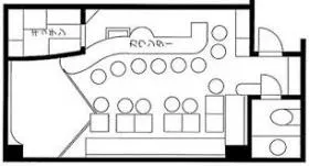 レジーア赤坂の基準階図面