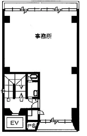 日本橋末廣ビルの基準階図面