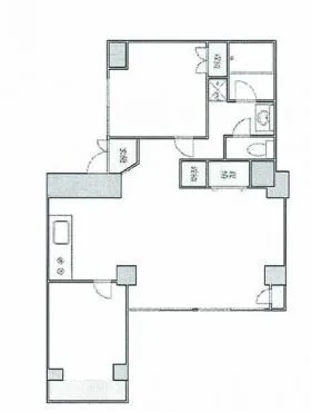 イワオアネックスの基準階図面