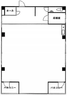 西葛西駅前ビルの基準階図面