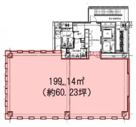 渋谷S.野口Bldg.の基準階図面