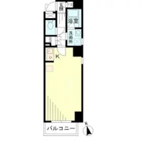 グランディール広尾の基準階図面