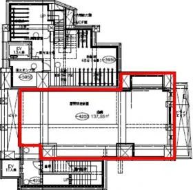 シエルブルー恵比寿南の基準階図面