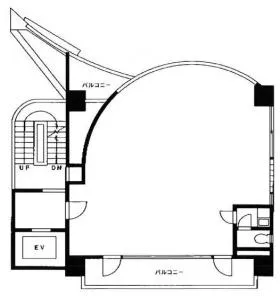 キャッスル安斎ビルの基準階図面