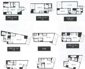 エスティメゾン板橋C6の基準階図面